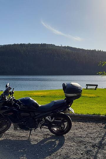 Motorrad Stausee Soboth