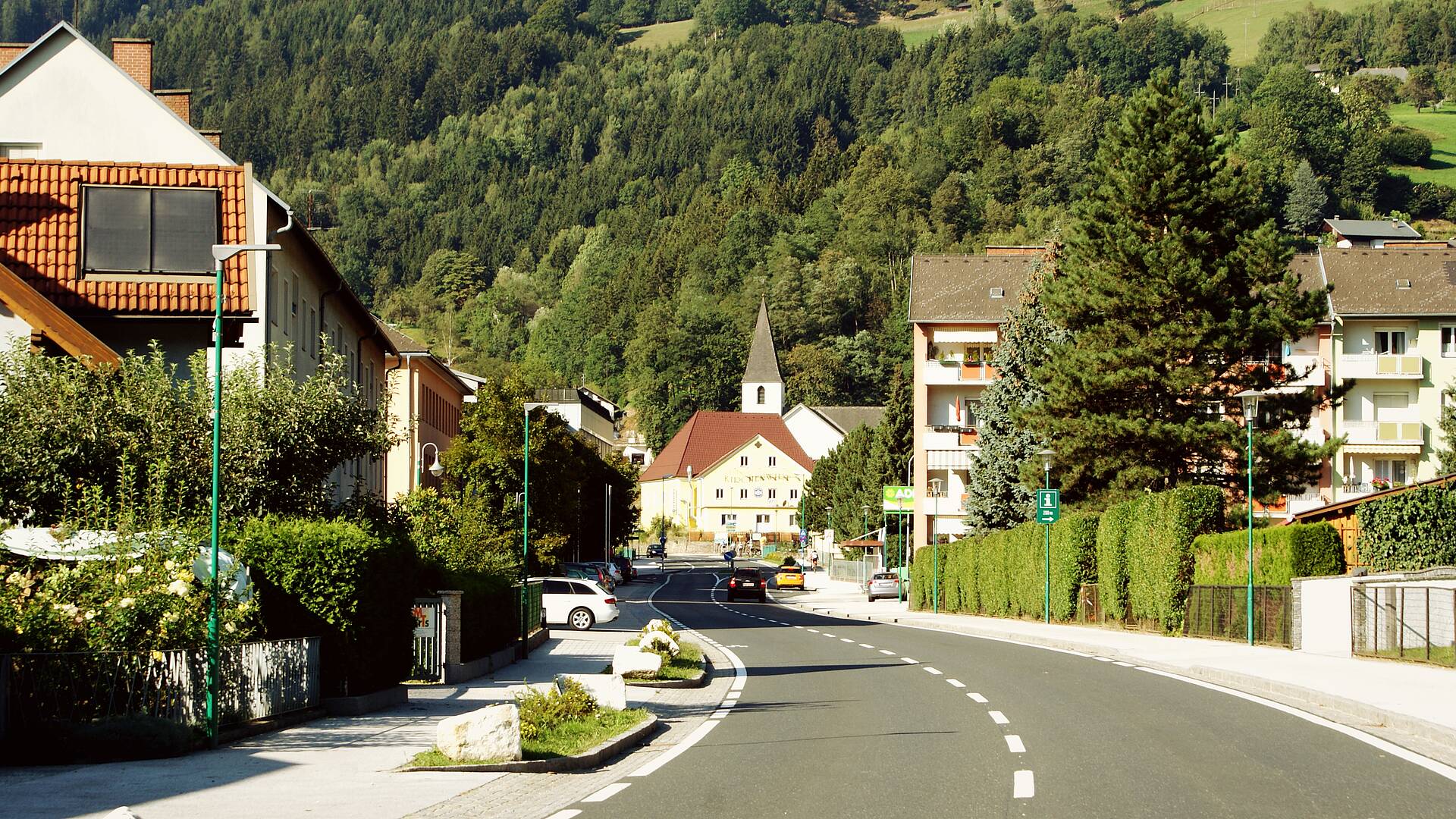 Ortseinfahrt Marktgemeinde FSG